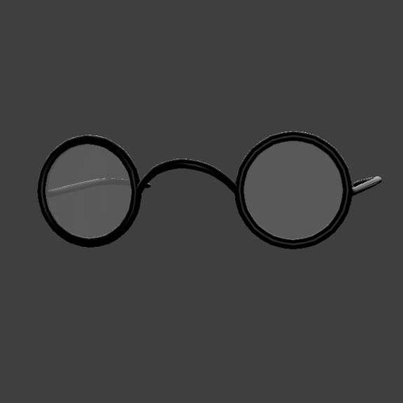 Male Glasses (high poly)