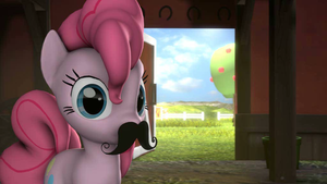 Pinkie Mustache