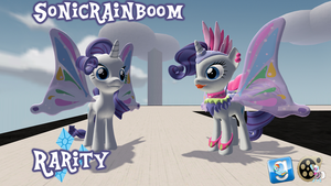 Sonic Rainboom Rarity (Butterfly Rarity)