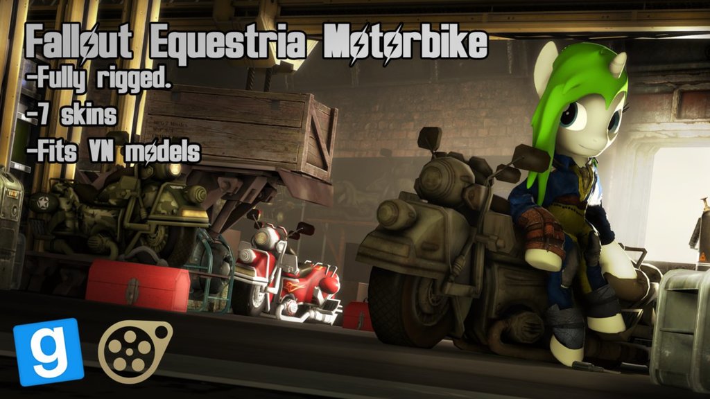 [SFM/GMOD DL] Fallout Equestria bike.