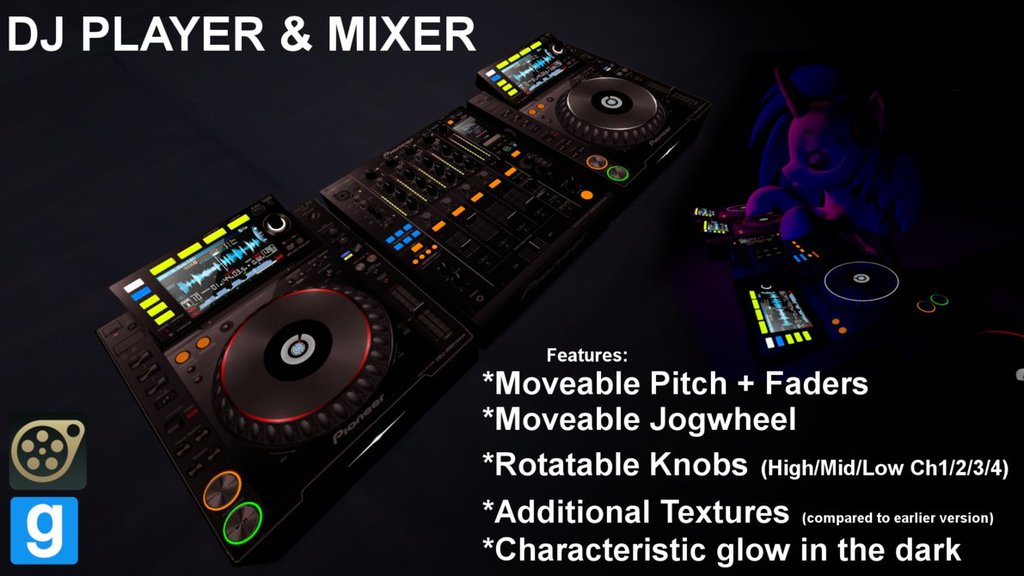 DJ Player+Mixer V2 Ultimate EditionSFM/GMod [OUTDATED/Check V5] 