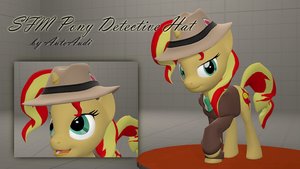 Bonemergeable Pony Detective Hat
