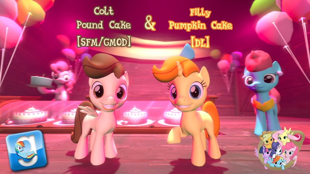 Filly Pumpkin and Colt Pound Cake