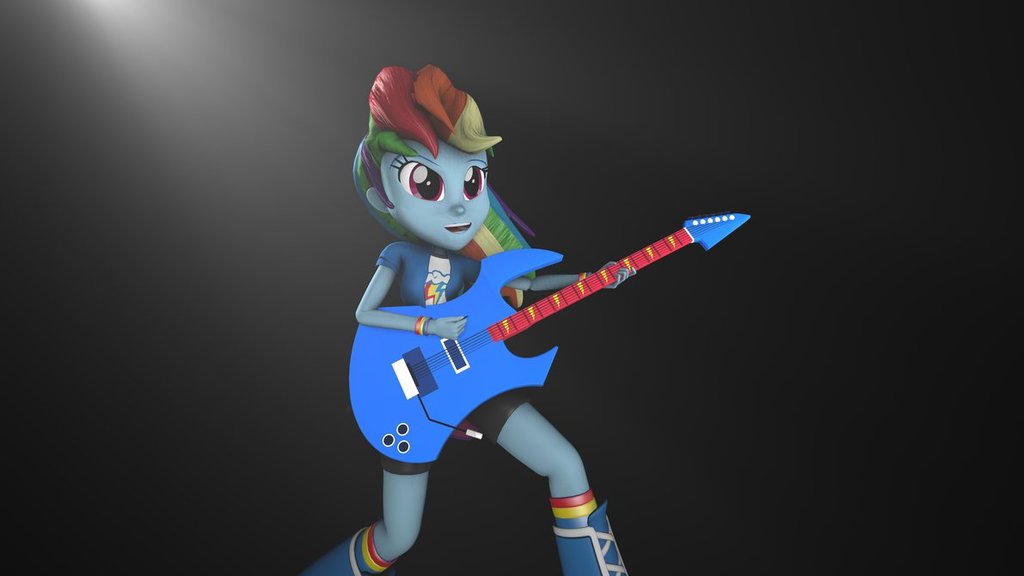 {EQG} Rainbow's Guitar + plectrum