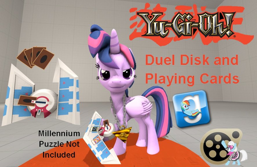 Yu-Gi-Oh! Duel Disk and Playing Cards