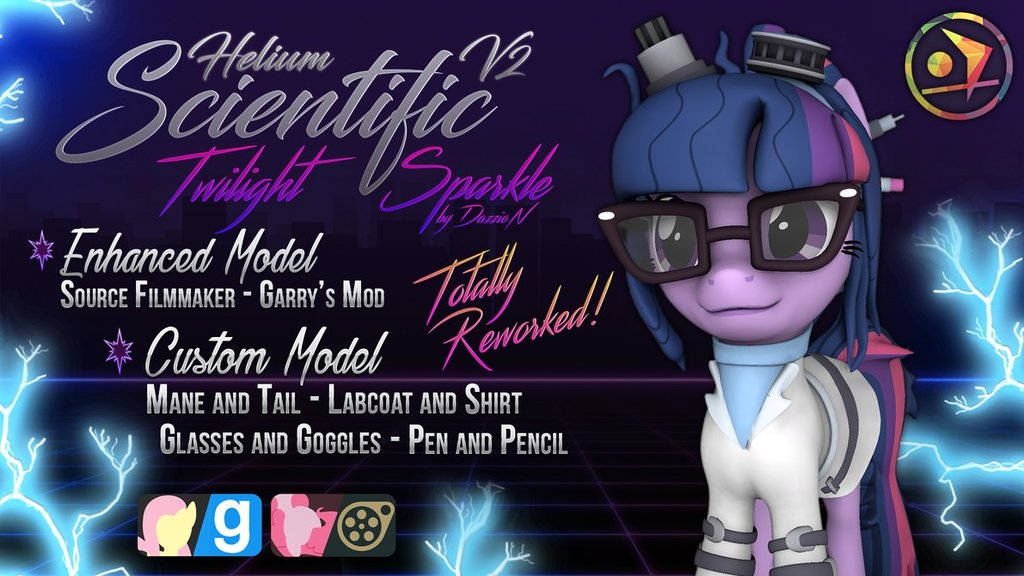 Scientific Twilight Sparkle | Helium - V2