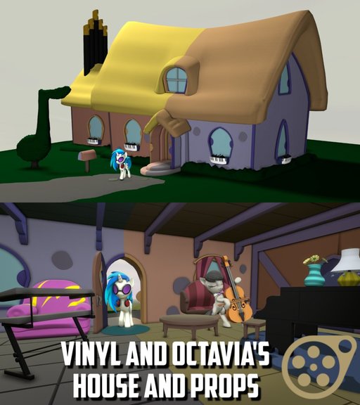 Vinyl and Octavia's House and Props