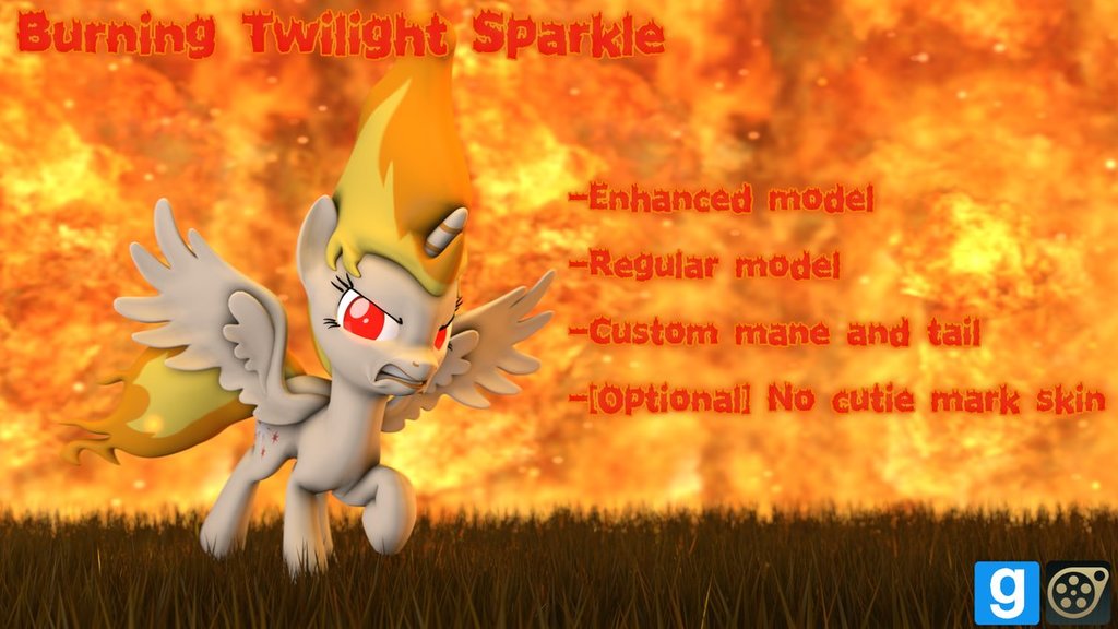 Burning Twilight Sparkle