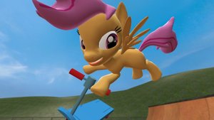 Scootaloo's Poseable Scooter