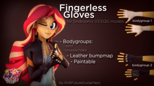 Fingerless Gloves for V3 EQG models