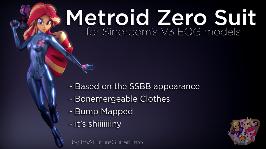 Metroid Zero Suit for V3 EQG