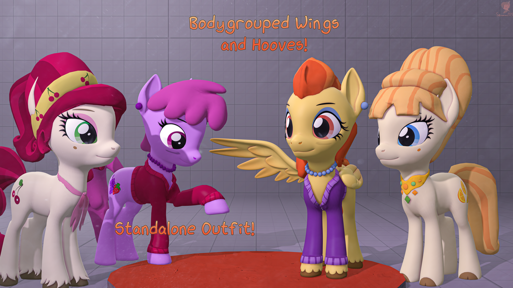 ReVAmped Aunt Orange, Stormy Flare, and Cherry Jubilee (SFW)