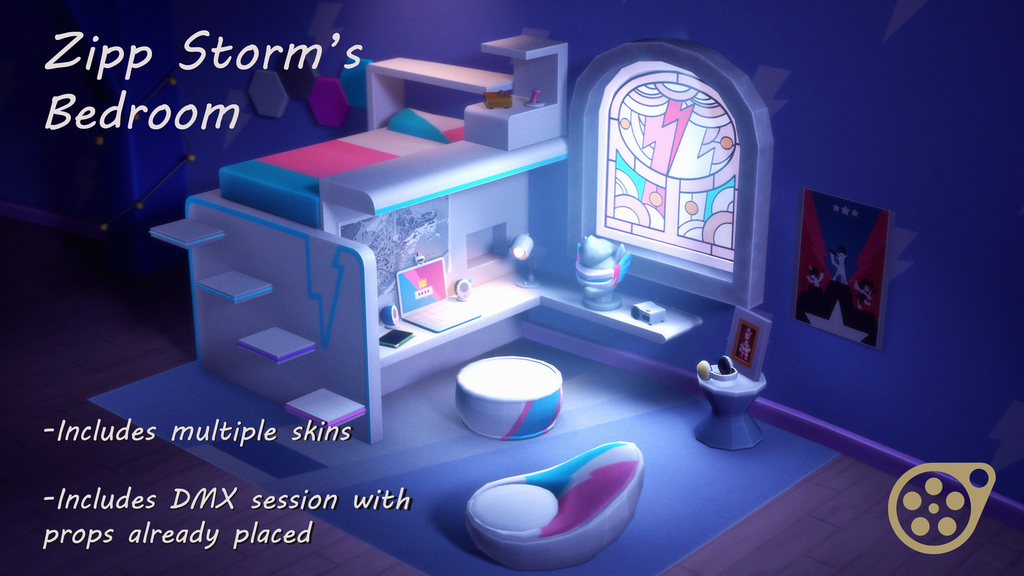 Zipp Storm's Bedroom