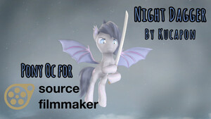 Night Dagger // oc for SFM // by Kucapon //